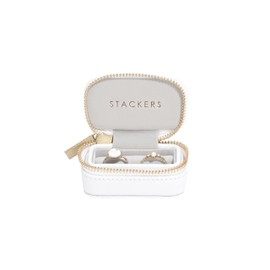 Stackers Pebble White Petite Ring Box