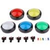 Domed LED Push Button Arcade Game Project 5 Colors -