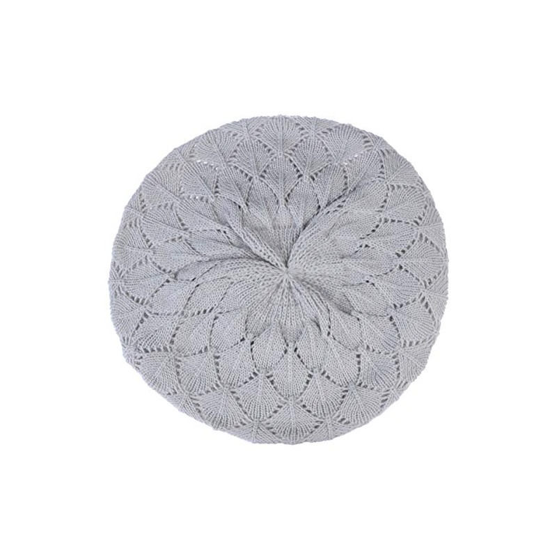 BYOS - Gorro de punto suave y ligero, Gris Plata