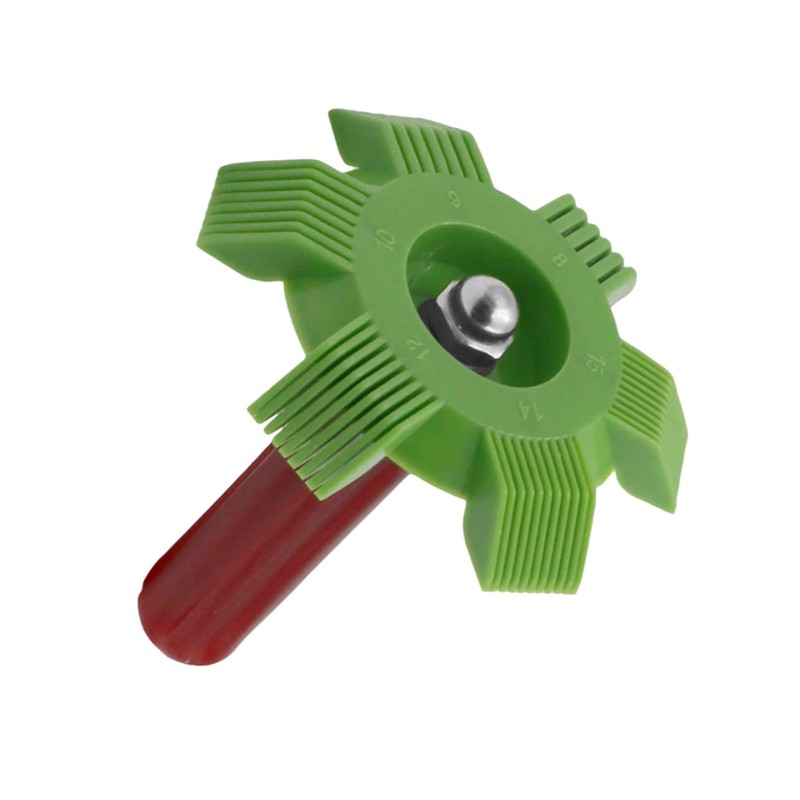 LIFKOME 2pcs Air Conditioner Fin Comb Cleaning Tool Stainless Steel