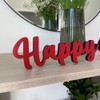 Luck and Luck Wooden Happy Diwali Sign Decoration, Hinduism Jainism