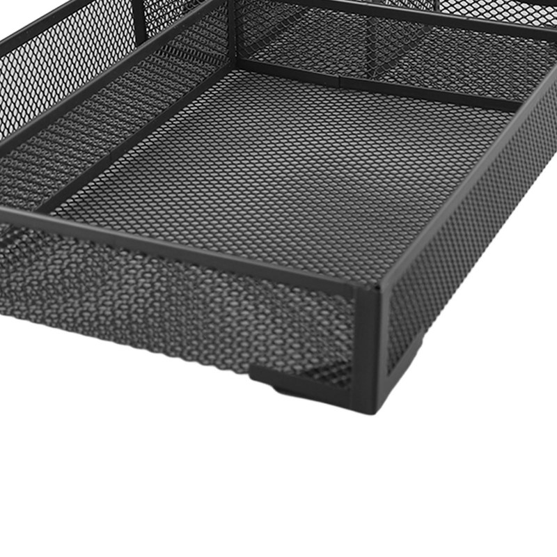 Metal Mesh Drawer Organizer Tray 5 Grids Multipurpose Stable Prevent