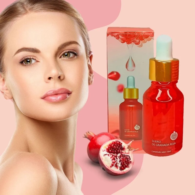 One Spring Sérum Facial de Granada, Hidratante y Nutritivo Antiarrugas,