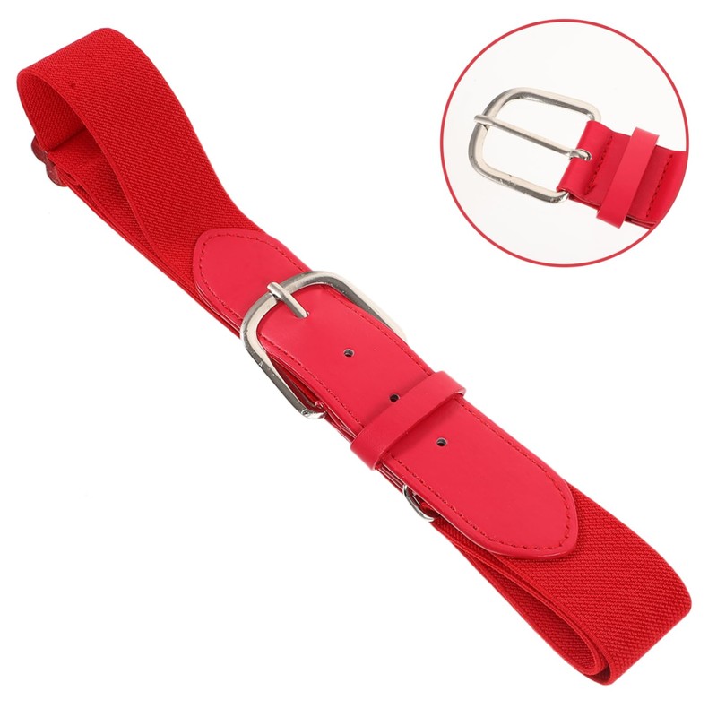 SAFIGLE 5pcs Baseball Belt for Men and Youth Adjustable Elastic