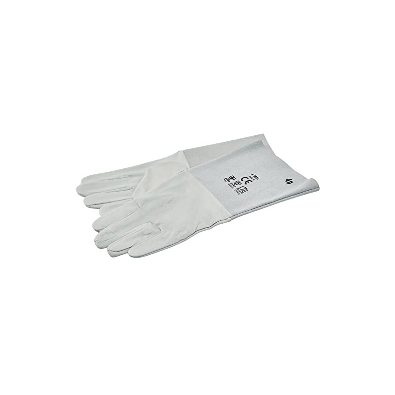 Draper 70451 Welders TIG Gloves with Extra-Long 150mm Cuff, Size
