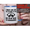 Bubble Hugs Snowboard 2Tone Blue Mug 11oz - i might