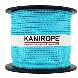 Kanirope® Polypropylene Rope Multibraid 2 mm 100 m Turquoise (0509) 8x Braided