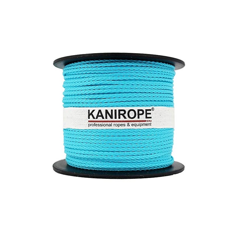 Kanirope® Polypropylene Rope Multibraid 2 mm 100 m Turquoise (0509)