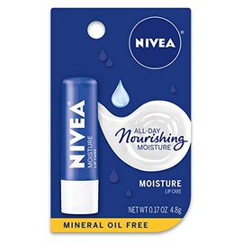 NIVEA Moisture Lip Care - Unisex Intensively Moisturizing Balm - .17 oz.