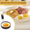 Anillos de huevo de acero inoxidable para freír huevos, moldes