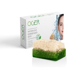 Oger Natural Pumpkin Fibre Soap 110 g Aloe Vera 1 Piece
