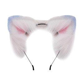 TQUXNGA Haarreif in Form eines Kätzchenohrs, Cosplay, Anime-Charakter, Live-Übertragung, Cosplay, Kopfbedeckung für Teenager und Frauen