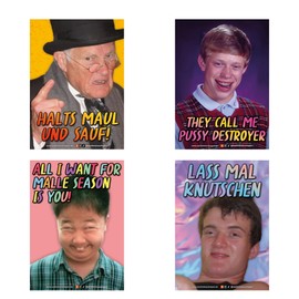 Meme Malle Sticker Set/Malle Sticker Set/Festival Sticker/Party Sticker/Sauf Sticker/Mallorca/Test Winner Sticker/Bumsbar Sticker/Oktoberfest/JGA/Party Sticker Set (120)