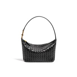 Lexiyat Woven Purse Leather Shoulder Bag for Women Hobo Bags Summer Travel Purse Women's Crossbody Handbags