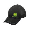 John Deere Cap with fabric mesh, black