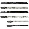 DEKTON DT80925 Jigsaw Blade Set, Black/Red, Set of 10 Piece