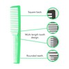 Allegro Combs 6000 Wide Tooth Vented Hair Combs - Set