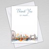 Thank You Card Pack with Envelopes/Thankyou Note Cards A6 Non-folded