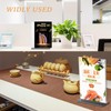 Cylocrya Acrylic Menu Stand A5 2 Pack Clear Footed Menu