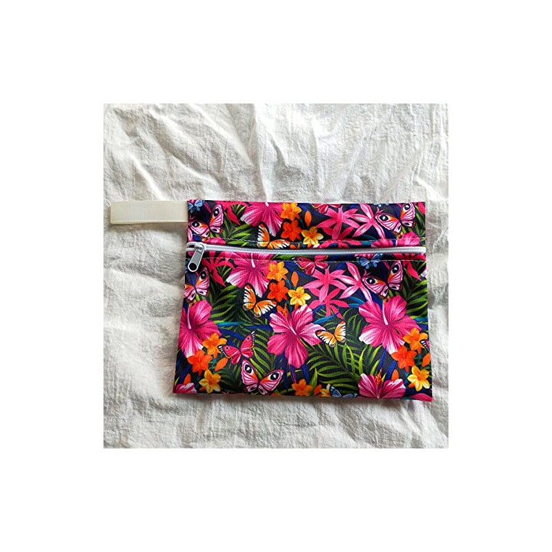 Juego de 6 almohadillas para orejas menstruales reutilizables e impermeables,