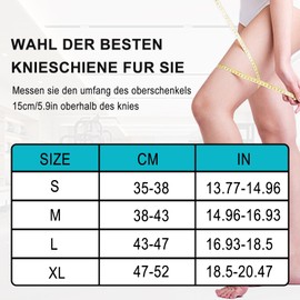 Wulitaotao Knee Braces Sports Knee Support for Men and Women Elastic Compression Knee Pads for Arthritis Meniscus ACL Running Sports Gym (S)