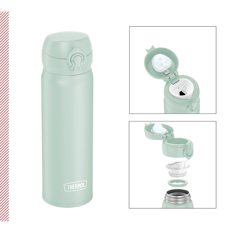 THERMOS ULTRALIGHT BOTTLE 0.50 L Soft Mint Matte Stainless Steel