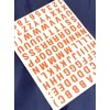 XIAXIN TSS-105 Waterproof PVC Alphabet Sticker Set Weatherproof Waterproof Numbers