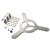 Grillrost.com Das Original Universal Plancha Holder for Ceramic Grills –