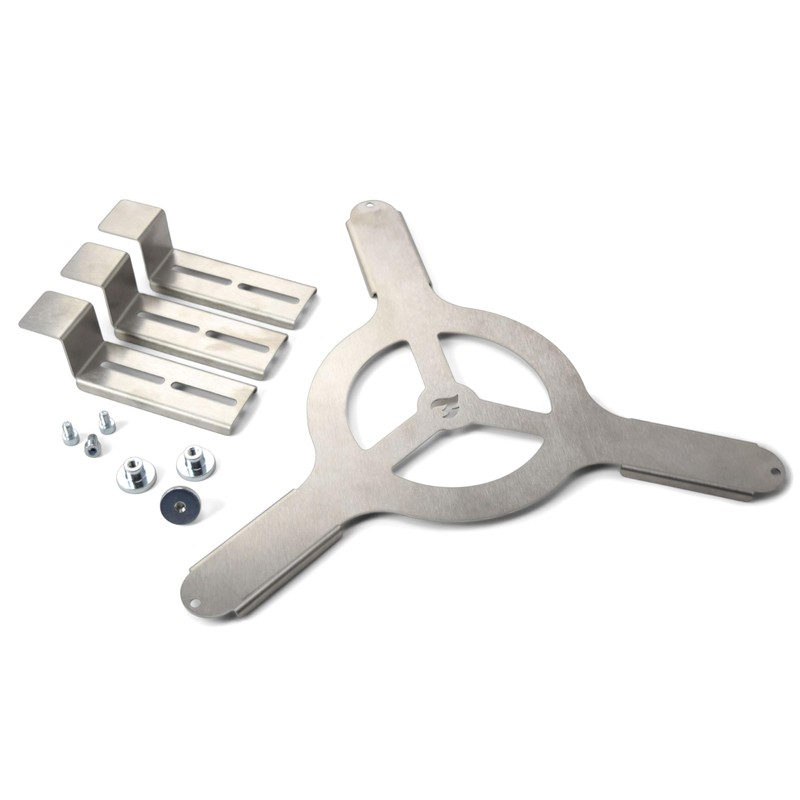 Grillrost.com Das Original Universal Plancha Holder for Ceramic Grills –