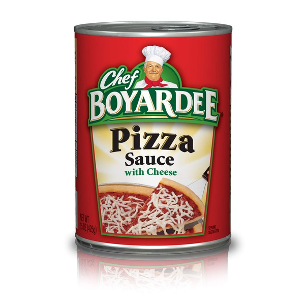 Chef Boyardee Pizza Sauce with Cheese, 15 oz, 12 Pack