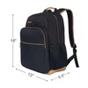 Packino 24L Travel Laptop Backpack, Business Anti Theft Slim Sturdy