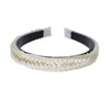 CAISHA Haarreifen Zopf Geflochten Haarteil Haarband Kopfschmuck Haarschmuck Platinblond HHR7