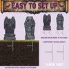 Kendane Halloween Decorations Outdoor RIP 5PACK Tombstone Yard Stakes