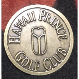 Unbranded Hawaii Prince Golf Club.... Golf Ball Marker….