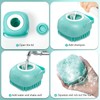 Gentle Pet Bath Brush with Shampoo Dispenser – Soft Silicone