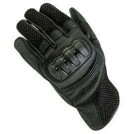 Ozone Town II Leather Motorcycle Gloves for Men SAS-TEC Panels Hard Knuckle Protection Ventilation Touchscreen Friendly Pads Flexible Elements