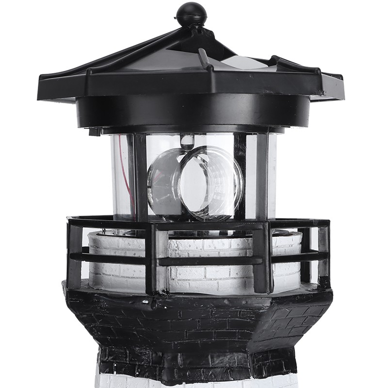 Outdoor Solar Power Rotating LED Light Landscape Lamp Garden Courtyard