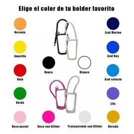 Xena Funda Holder Portagel P/ Piramidal 30 Ml De Colores Llavero