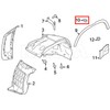 Rexka 25pcs Wheel Arch Molding Clip LR082683 for Land Rover