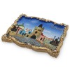 Prague 3D Fridge Magnet – Golden Framed PRAHA with Prague’s