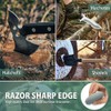 NedFoss Axe/Hatchet Sharpening Puck Whetstone Knife Sharpening Stone, Dual Grit
