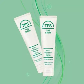 The Face Shop 더페이스샵 스밈 보습밀도 장벽 크림 60ml x 2개 The Face Shop Smim Moisturizing Density Barrier Cream 60ml x 2 [Moisturizing Density Barrier Cream 60ml x 2]