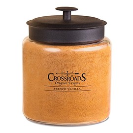 Crossroads French Vanilla Scented 4-Wick Candle, 96 Ounce