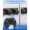 AceMining Broom Holder Wall Mounted, 5 Holders and 6 Hooks