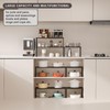 Magheo Expandable Kitchen Countertop Organizer, 2 Pack Stackable Cabinet Shelf
