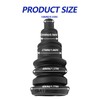 Icyhaws Firewall Boot Universal Rubber Grommets for Wire Bundles 3/8"