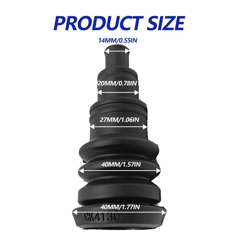 Icyhaws Firewall Boot Universal Rubber Grommets for Wire Bundles 3/8"
