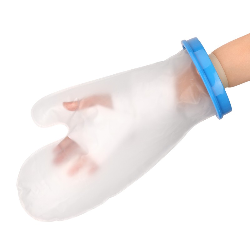 Blue PP Circle Adult Bathing Protective Sleeve SL H2104 36cm(palm