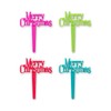 DecoPac Merry Christmas Cupcake Picks (12 Count)