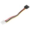 10 Pcs SATA Cables Big 4Pin to 15Pin IDESATA Power